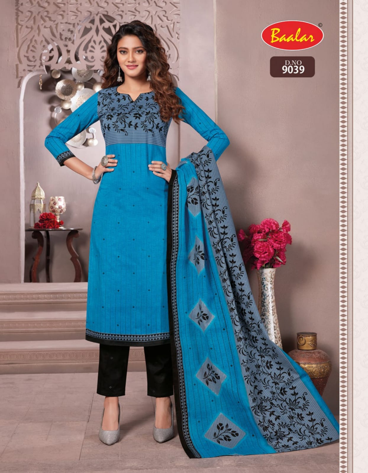 Baalaz Zara 9 Ready Made Regular Wear Cotton Printed Dress Collection